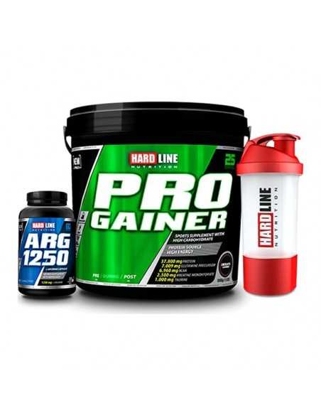 Hardline Progainer Çikolata 5000 gr + Arg 1250 Kapsül + Shaker