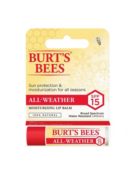 Burts Bees Allweather Lip Balm SPF 15 4,25 ml Güneş Korumalı Dudak Koruma