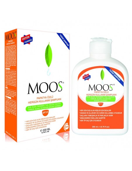 Moos Papatya Özlü Her Gün Kullanım Şampuanı 200 ml