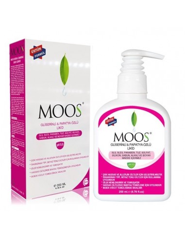 Moos Gliserinli & Papatya Özlü Hassas Ciltler İçin Likid 200 ml