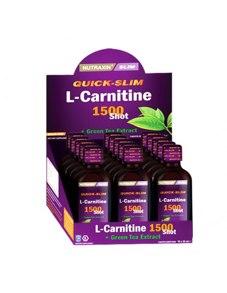 Nutraxin Quick Slim L-Carnitine 1500 Shot 15x25ml