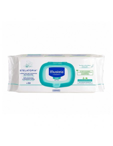 Mustela Stelatopia Replenishing Cleansing Wipes 50 Adet - Islak Mendil