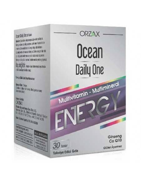 Ocean Daily One Energy 30 Tablet - Takviye Edici Gıda