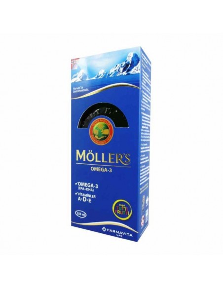 Möller's Omega-3 Cod Liver Oil Tutti Frutti Balık Yağı 250 ml