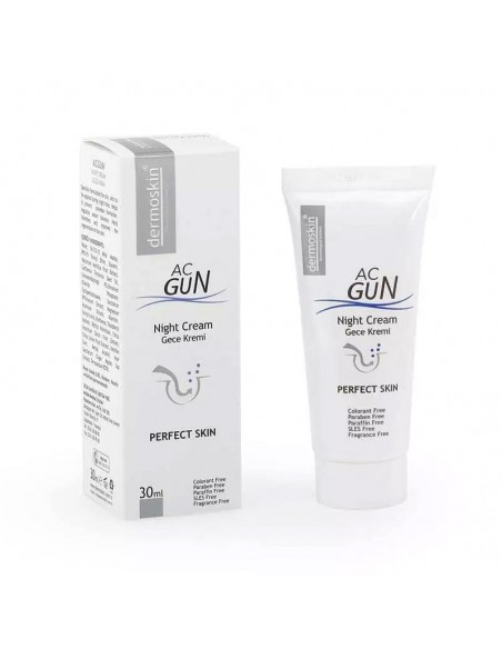 Dermoskin Acnegun Onarıcı Gece Kremi 30 ml