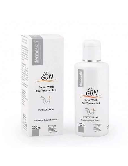 Dermoskin Acnegun Yüz Yıkama Jeli 200 ml