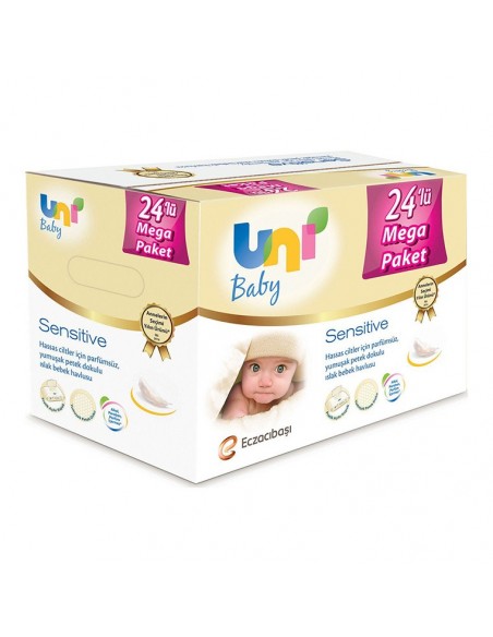 Uni Baby Sensitive Islak Havlu 24x56 Adet