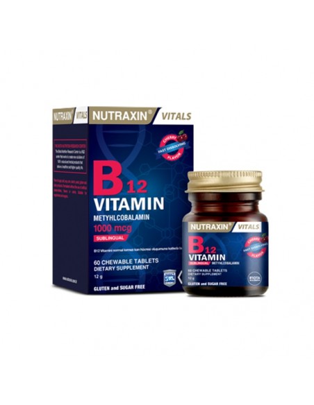 Nutraxin Vitals B12 Vitamin 60 Tablet