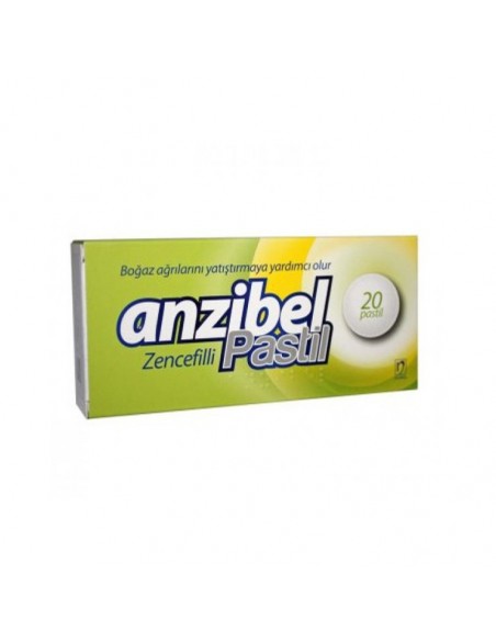 Anzibel Zencefilli 20 Pastil