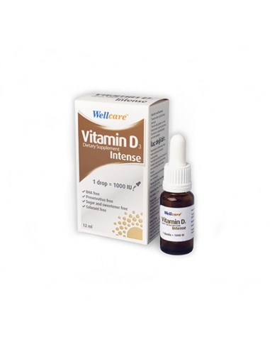 Wellcare Vitamin D3 Intense 1000 IU 12 ml