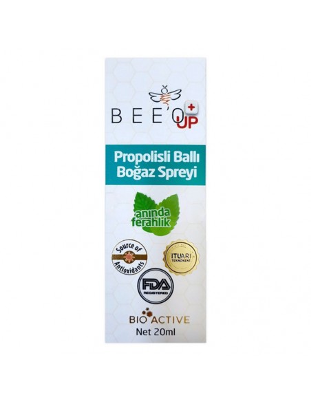 Beeo Up Propolisli Ballı Boğaz Spreyi 20 ml