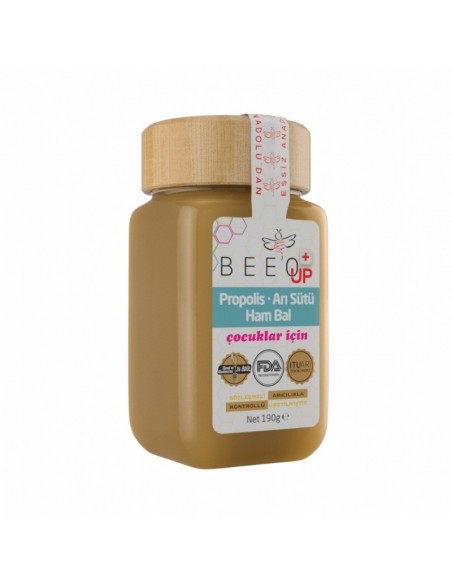 Beeo Up Propolis Arı Sütlü Ham Bal ( Çocuk ) 190 gr