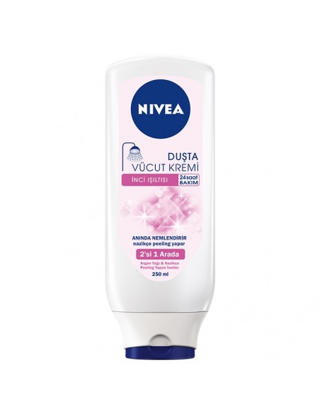 Nivea Duşta Vücut Kremi İnci Işıltısı 250 ml