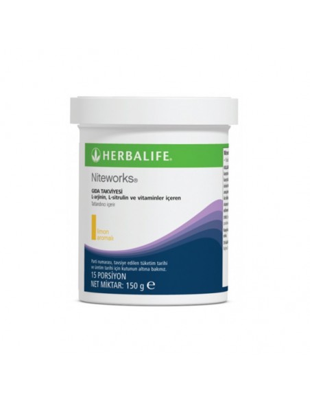 Herbalife Niteworks L-Arjinin ve Vitamin İçeren Limon Aromalı Takviye Edici Gıda 150g