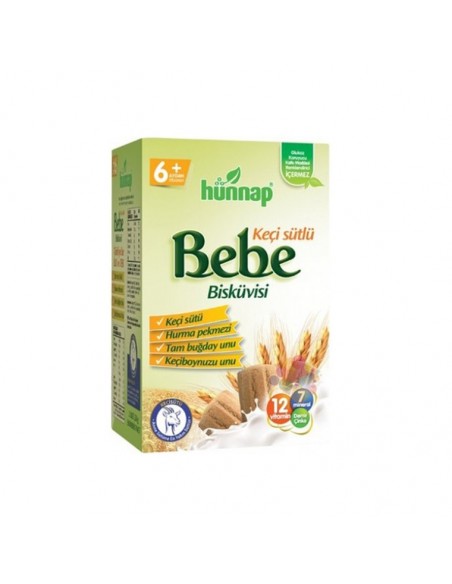 Hünnap Keçi Sütlü Bebe Bisküvisi 400 gr