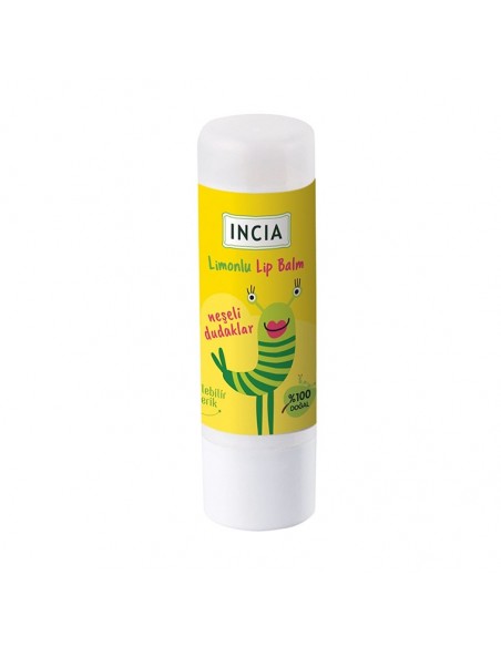 Incia Kids Lip Balm Dudak Besleyici Limon 6 gr