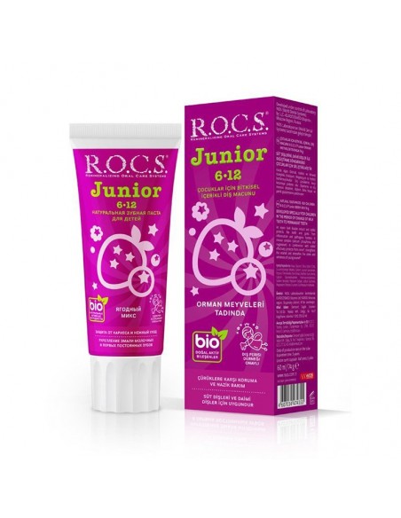 ROCS Junior 6-12 Yaş Diş Macunu - Orman Meyveleri Tadında 60 ml