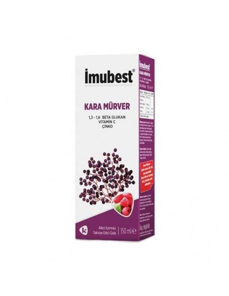 İmubest Kara Mürver Takviye Edici Gıda 150 ml