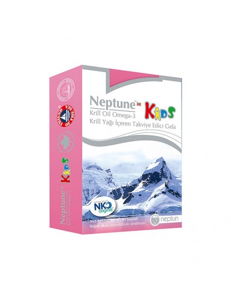 Neptune Krill Oil Kids 40 Kapsül