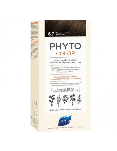 Phyto Phytocolor Bitkisel Saç Boyası - 6.7 Çikolata Kahve