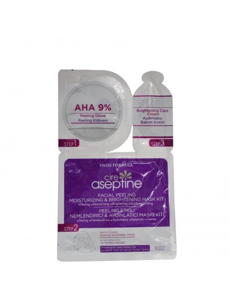 Cire Aseptine Peeling Etkili Nemlendirici & Aydınlatıcı Maske Kiti