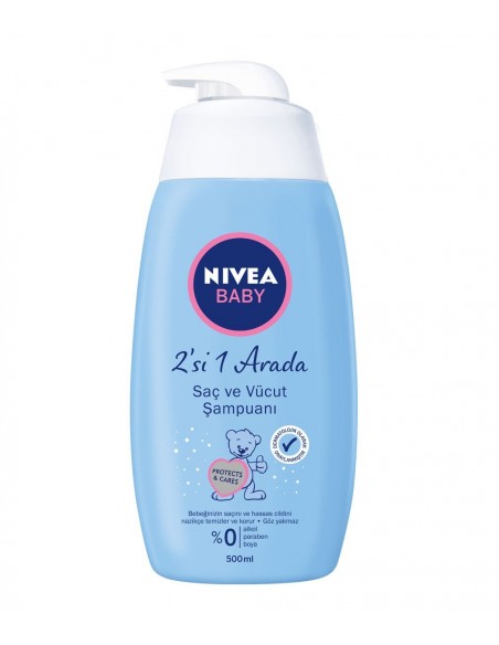 Nivea Baby 2'si 1 Arada Saç ve Vücut Şampuanı 500 ml