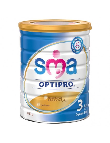 SMA OPTIPRO 3 800 gr 1-3 Yaş Devam Sütü