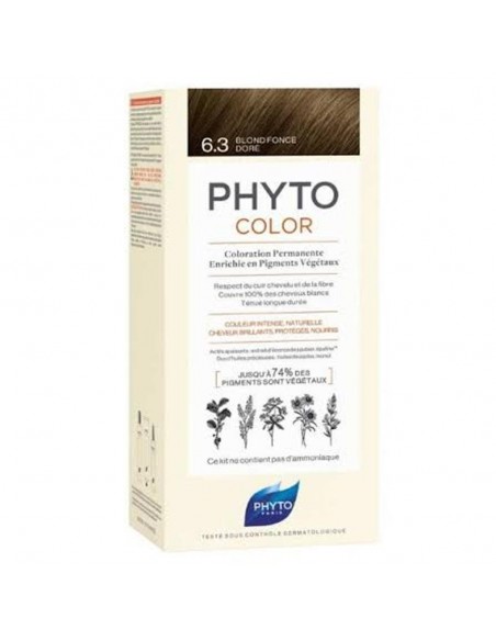 Phyto Color 6.3 Bitkisel Saç Boyası - Blond Fonce Dore