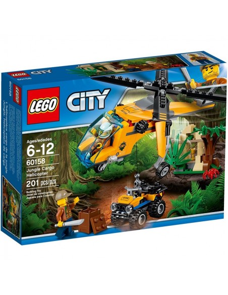 Lego City Orman Kargo Helikopteri 60158 Turuncu