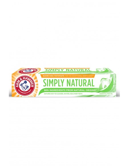 Arm&Hammer - Simply Natural Toothpaste - Doğal Kökenli İçerikler & Beyazlatıcı Diş Macunu 75ml