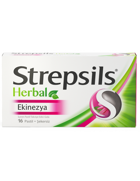 Strepsils Herbal Ekinezya 16 Pastil