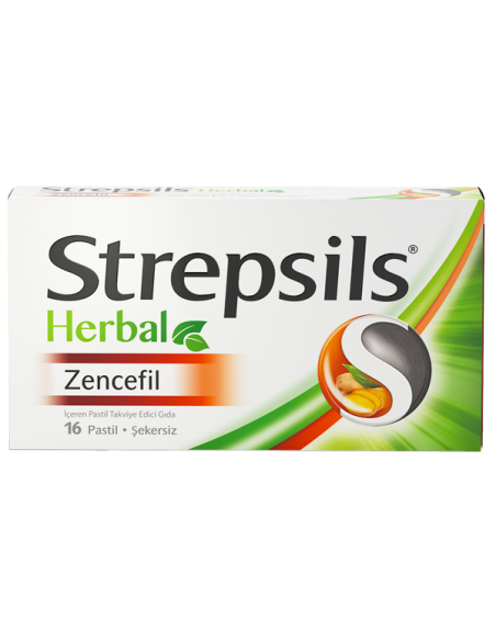 Strepsils Herbal Zencefil 16 Pastil