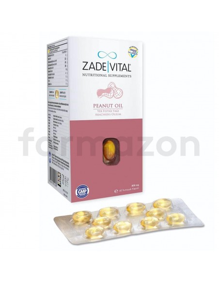 Zade Vital Yer Fıstığı Yağı 60 Yumuşak Kutu Kapsül