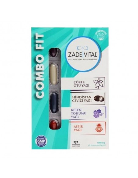 Zade Vital Combo Fit 60 Yumuşak Kapsül