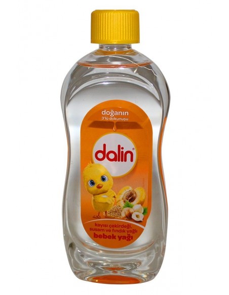 Dalin Kayısı çekirdeği susam ve fındık yağlı bebek yağı300ml