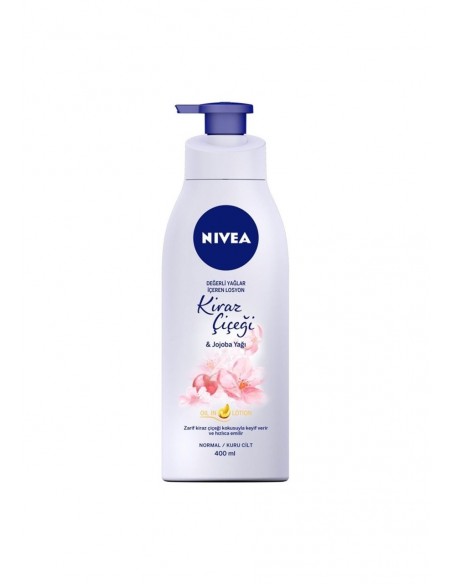 Nivea Değerli Yağlar İçeren Losyon Kiraz Çiçeği-Jojoba Yağı N/K 400ml