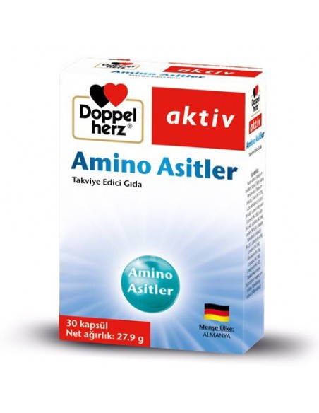 Doppel Herz Aktiv Amino Asitler 30 Kapsül