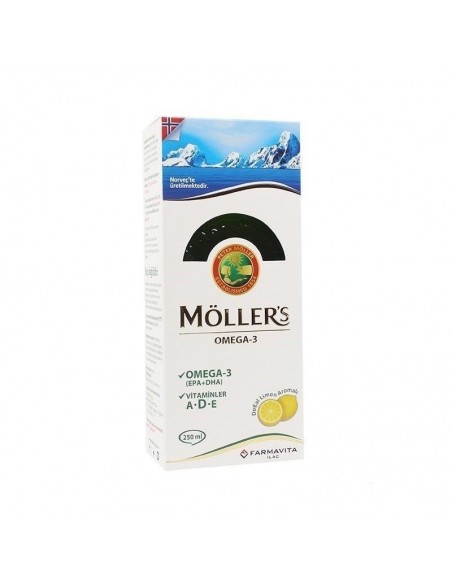 Möller's Omega Şurup Limon Aromalı 250 ml