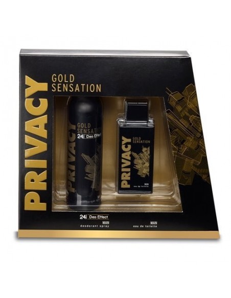 Privacy Gold Erkek Parfüm 100ml + Deodorant 150ml Kofre