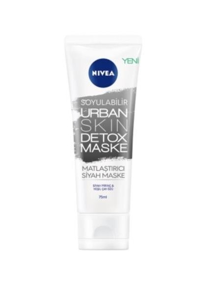 Nivea Soyulabilir Urban Matlaştırıcı Siyah Maske 75ml