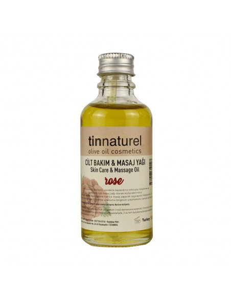 Tinnaturel Cilt Bakım & Masaj Yağı Rose 50ml