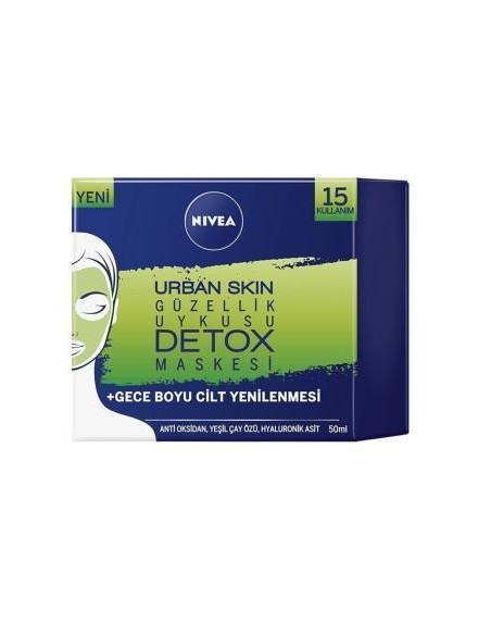 Nivea Urban Skin Güzellik Uykusu Detox Maskesi 50ml