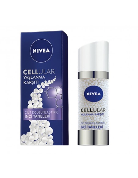 Nivea Cellular Cildi Dolduran İnci Taneleri 30 ml Yaşlanma Karşıtı Kremi