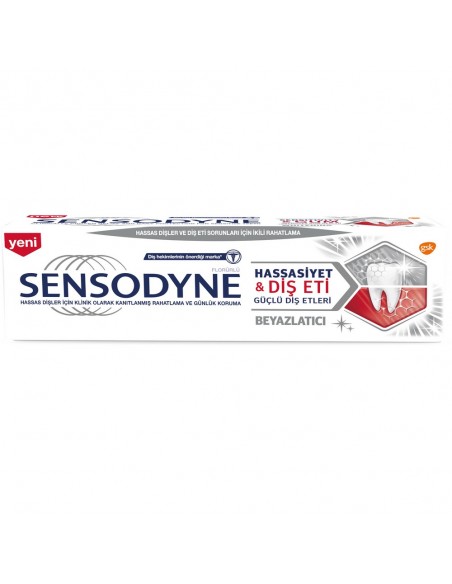 Sensodyne Hassasiyet & Diş Eti güçlü Diş Eti Beyazlatıcı 75 ml