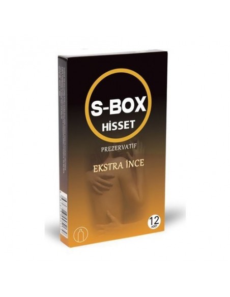 S-BOX Prezervatif  Hisset Ekstra İnce 12 adet