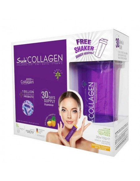 Suda Collagen + Probiotic Pineapple Saşe 30x10 Gr