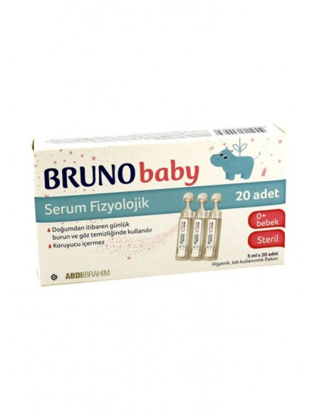 Bruno Serum Fizyolojik 5 ml x 20 Flakon