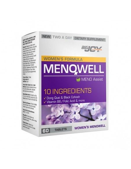 Bigjoy Vitamins Womens Formula MenoWell 60 Tablets