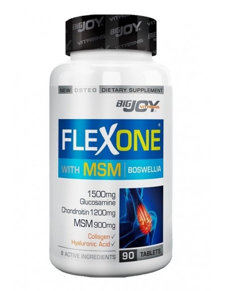 Bigjoy Vitamins Flexone with MSM Boswellia 90 Tablet