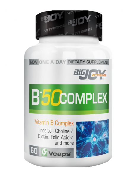 Bigjoy Vitamins B-50 Complex 60 Vegi Kapsül